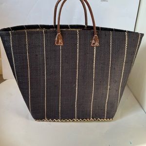 NWT jolie weave black  large tote